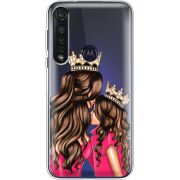 Прозрачный чехол BoxFace Motorola G8 Plus Queen and Princess