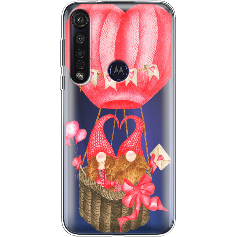 Прозрачный чехол BoxFace Motorola G8 Plus Valentine Dwarfs