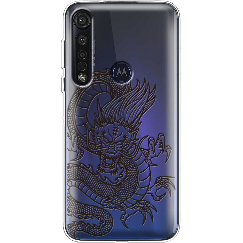 Прозрачный чехол BoxFace Motorola G8 Plus Chinese Dragon