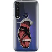 Прозрачный чехол BoxFace Motorola G8 Plus Нападение Титана