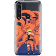 Прозрачный чехол BoxFace Motorola G8 Plus Naruto and Kurama