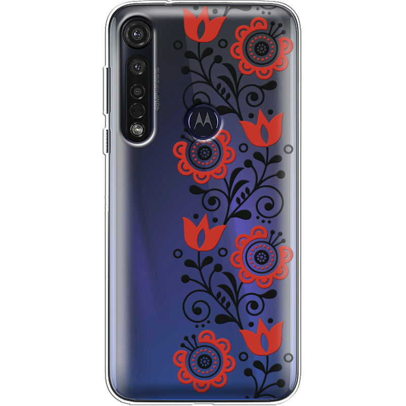 Прозрачный чехол BoxFace Motorola G8 Plus Ethno Ornament