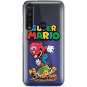 Прозрачный чехол BoxFace Motorola G8 Plus Super Mario