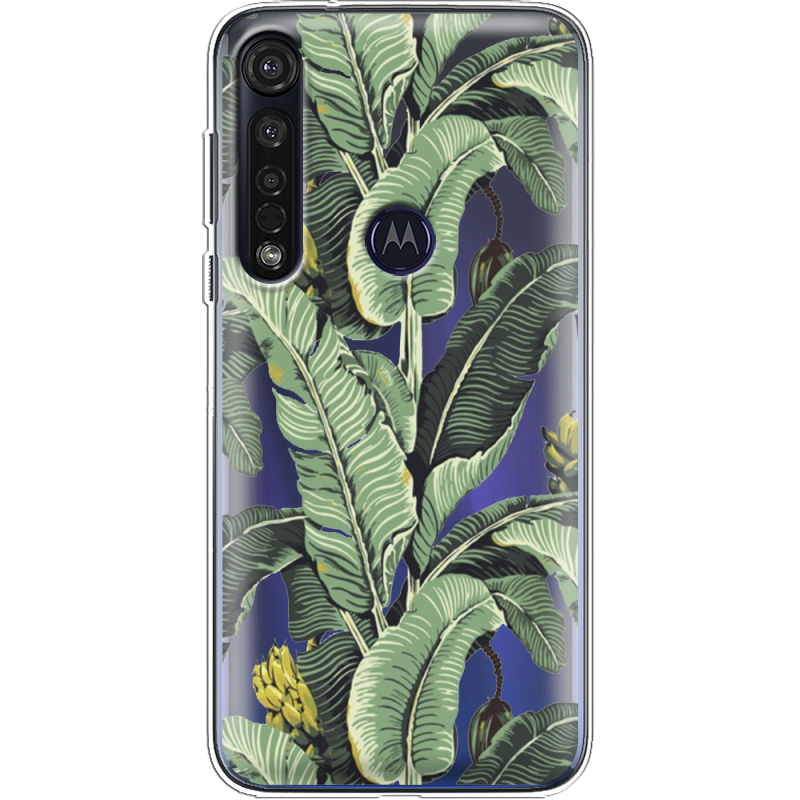 Прозрачный чехол BoxFace Motorola G8 Plus Banana Leaves