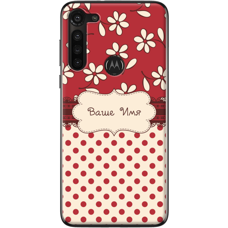 Чехол BoxFace Motorola G8 Power Именной Polka Dots