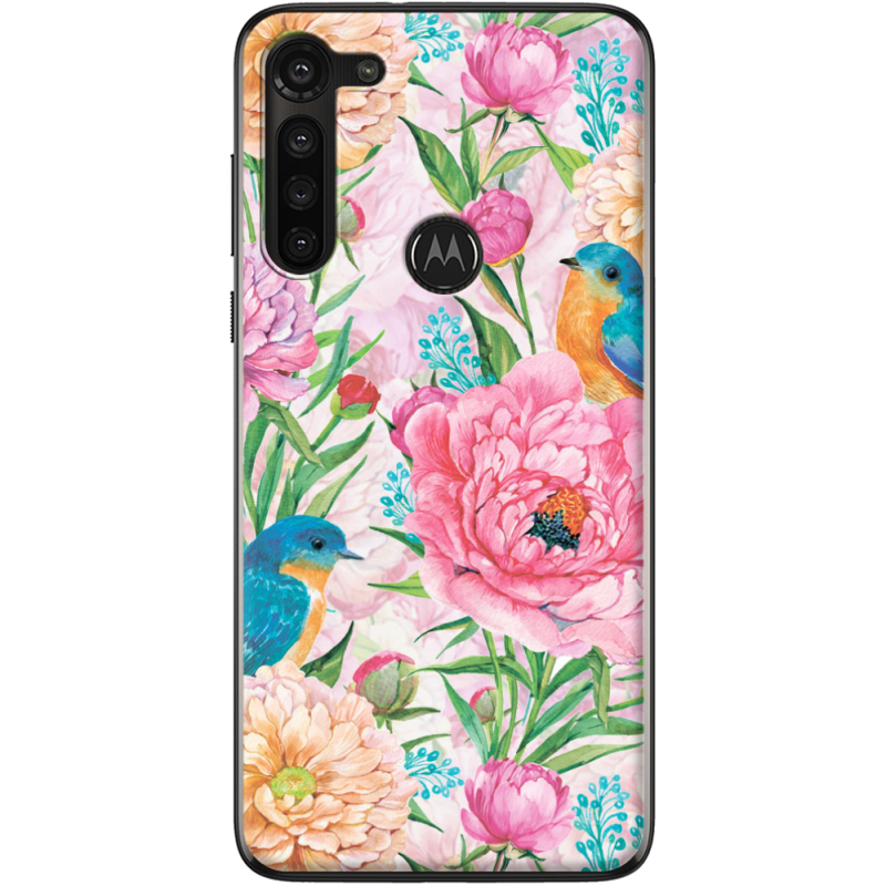 Чехол BoxFace Motorola G8 Power Birds in Flowers