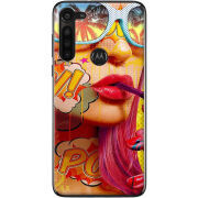 Чехол BoxFace Motorola G8 Power Yellow Girl Pop Art