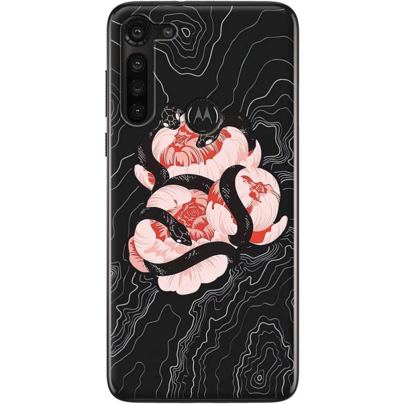 Чехол BoxFace Motorola G8 Power Snake Rose