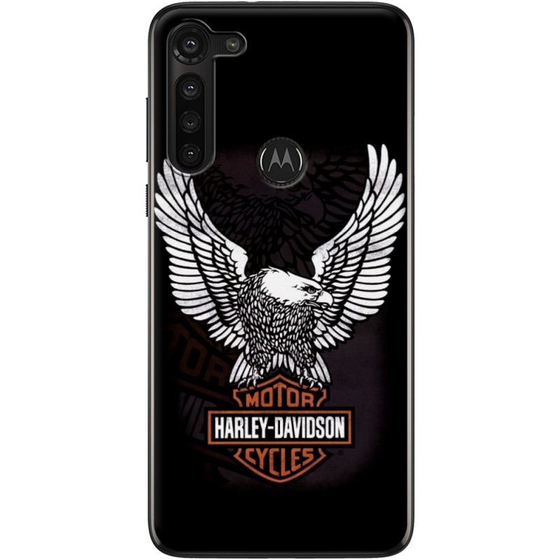 Чехол BoxFace Motorola G8 Power Harley Davidson and eagle