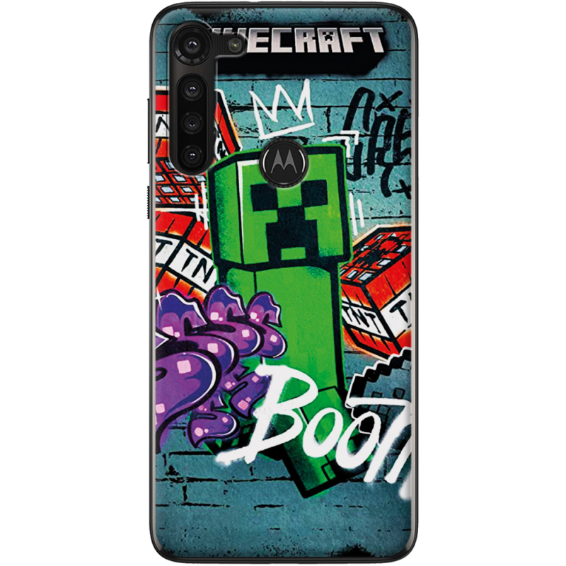 Чехол BoxFace Motorola G8 Power Minecraft Graffiti