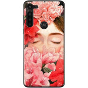 Чехол BoxFace Motorola G8 Power Girl in Flowers