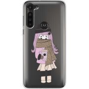 Прозрачный чехол BoxFace Motorola G8 Power Winter Morning Girl