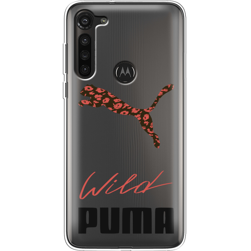 Прозрачный чехол BoxFace Motorola G8 Power Wild Cat