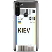 Прозрачный чехол BoxFace Motorola G8 Power Ticket Kiev
