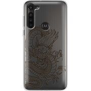 Прозрачный чехол BoxFace Motorola G8 Power Chinese Dragon