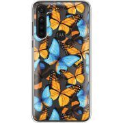 Прозрачный чехол BoxFace Motorola G8 Power Butterfly Morpho