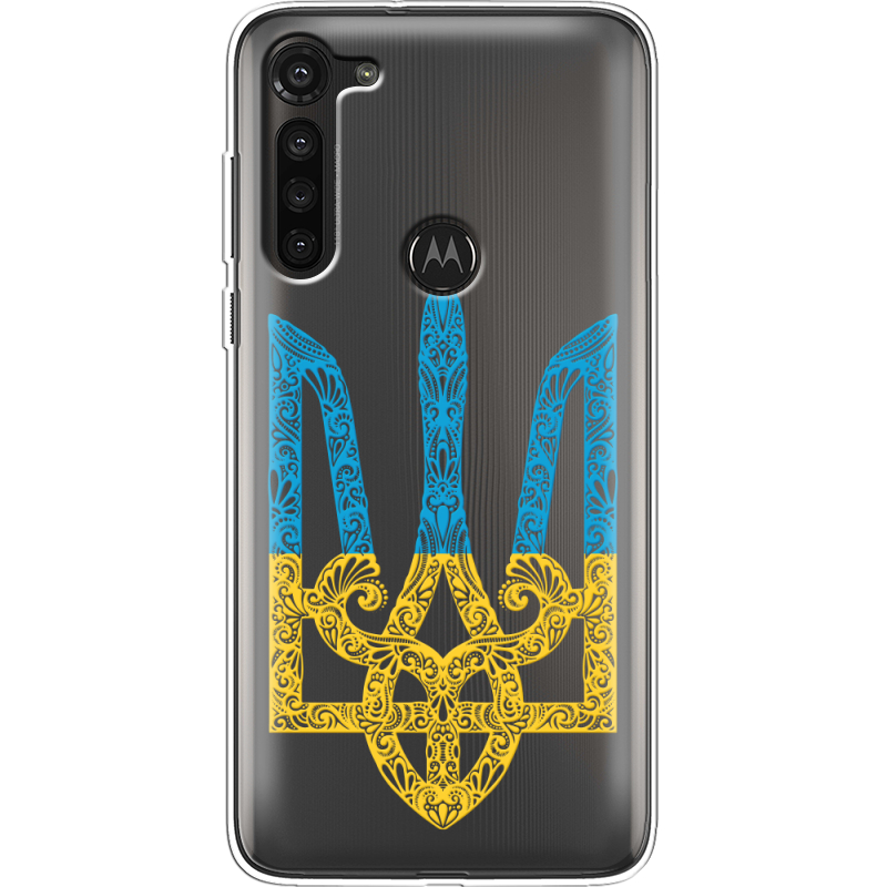 Прозрачный чехол BoxFace Motorola G8 Power Gold Trident