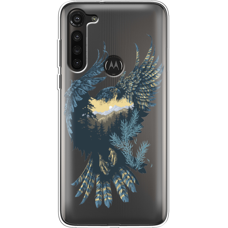 Прозрачный чехол BoxFace Motorola G8 Power Eagle