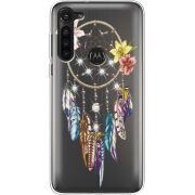 Чехол со стразами Motorola G8 Power Dreamcatcher