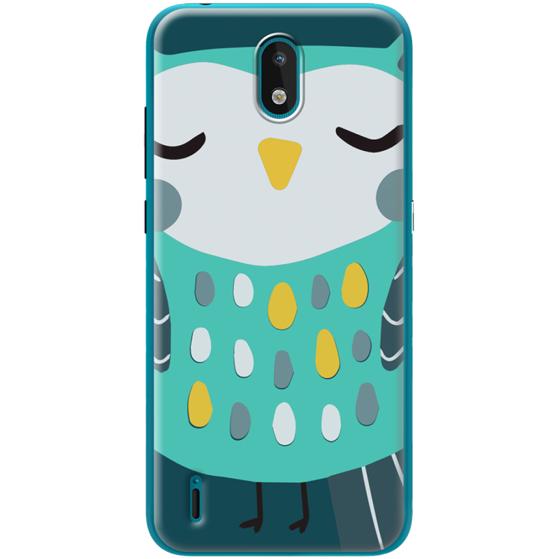 Чехол BoxFace Nokia 1.3 Green Owl