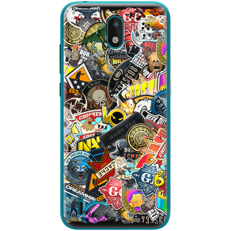 Чехол BoxFace Nokia 1.3 CS:Go Stickerbombing