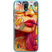 Чехол BoxFace Nokia 1.3 Yellow Girl Pop Art