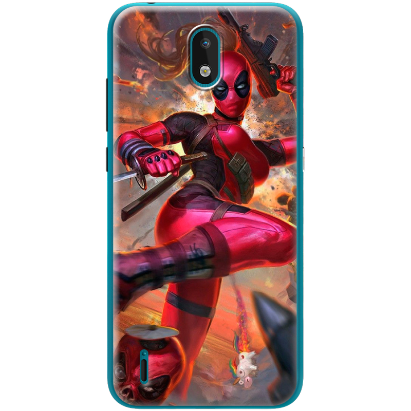 Чехол BoxFace Nokia 1.3 Woman Deadpool