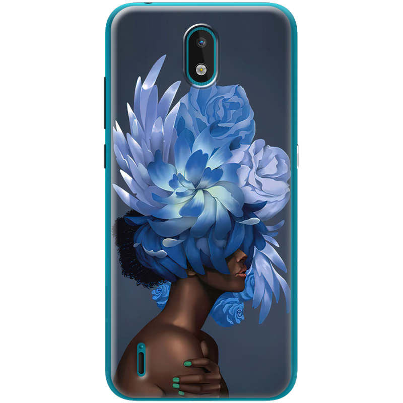 Чехол BoxFace Nokia 1.3 Exquisite Blue Flowers