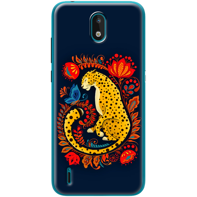 Чехол BoxFace Nokia 1.3 Petrykivka Leopard