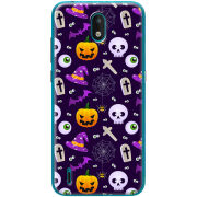 Чехол BoxFace Nokia 1.3 Halloween Purple Mood