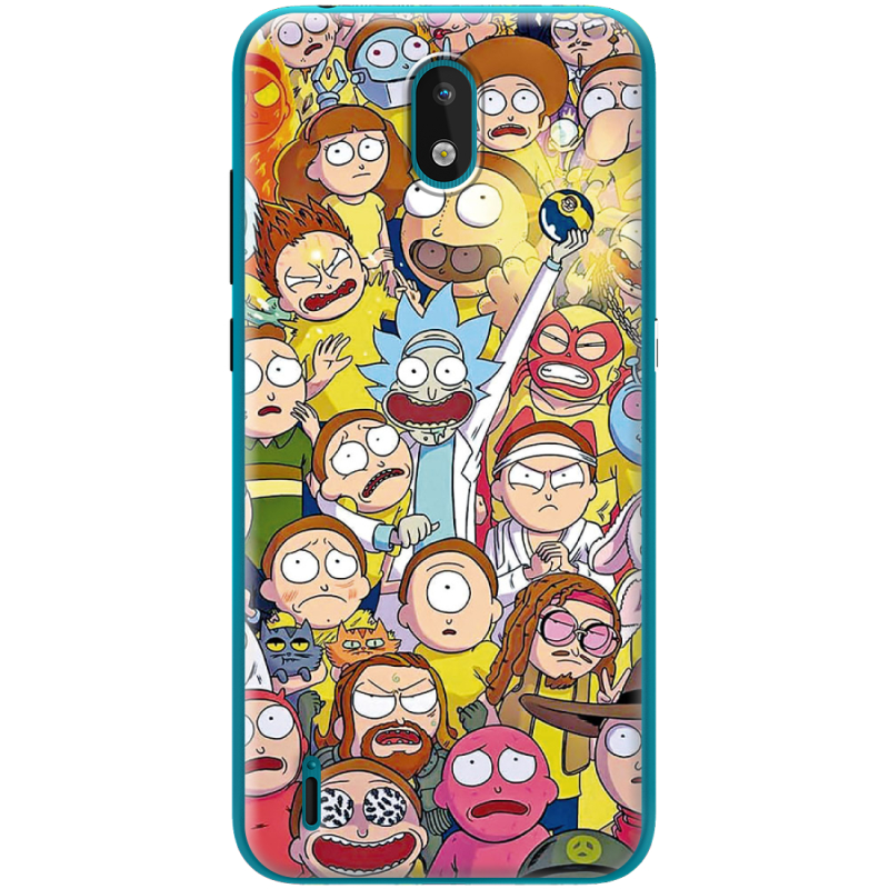 Чехол BoxFace Nokia 1.3 Rick and Morty