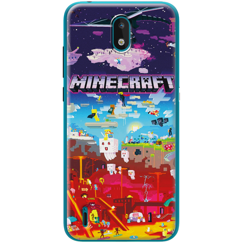 Чехол BoxFace Nokia 1.3 Minecraft World Beyond