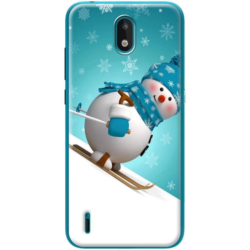 Чехол BoxFace Nokia 1.3 Skier Snowman