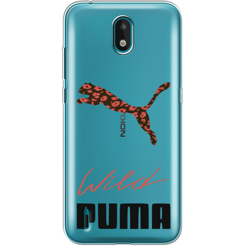 Прозрачный чехол BoxFace Nokia 1.3 Wild Cat