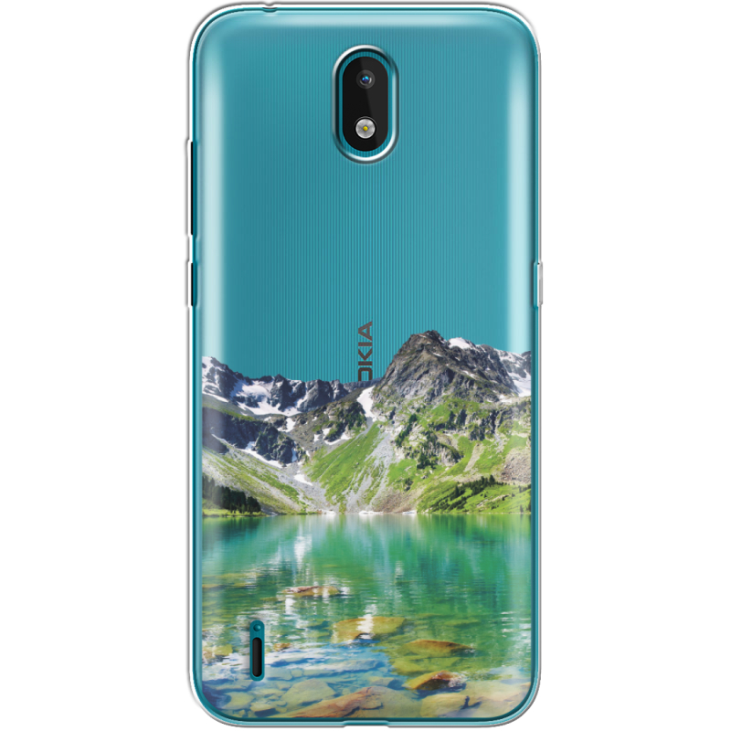 Прозрачный чехол BoxFace Nokia 1.3 Green Mountain