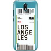 Прозрачный чехол BoxFace Nokia 1.3 Ticket Los Angeles