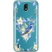 Прозрачный чехол BoxFace Nokia 1.3 Spring Bird