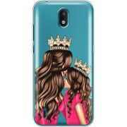 Прозрачный чехол BoxFace Nokia 1.3 Queen and Princess