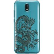 Прозрачный чехол BoxFace Nokia 1.3 Chinese Dragon