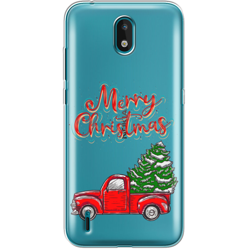 Прозрачный чехол BoxFace Nokia 1.3 Holiday Car