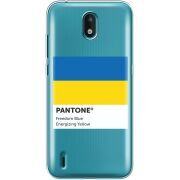 Прозрачный чехол BoxFace Nokia 1.3 Pantone вільний синій