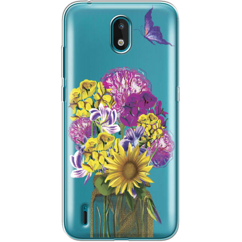 Прозрачный чехол BoxFace Nokia 1.3 My Bouquet