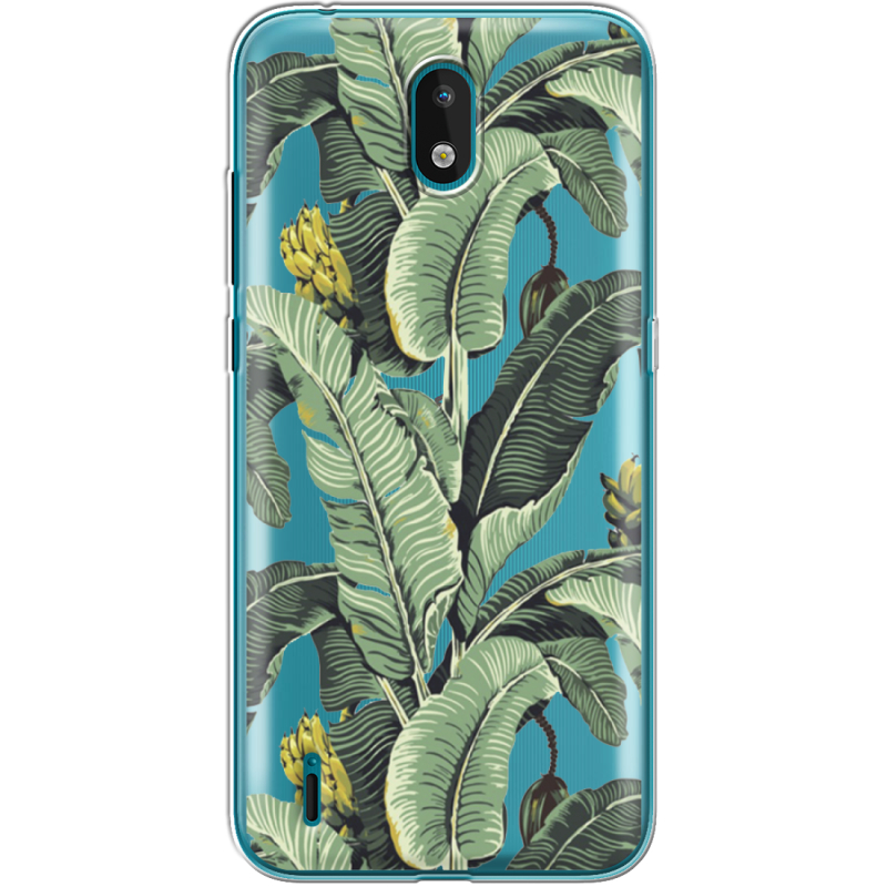 Прозрачный чехол BoxFace Nokia 1.3 Banana Leaves