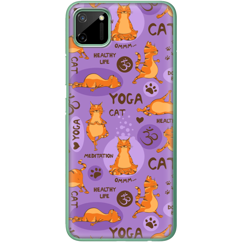 Чехол BoxFace Realme C11 Yoga Cat