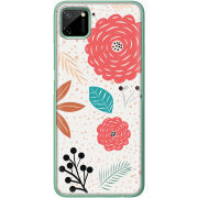 Чехол BoxFace Realme C11 Line Flowers