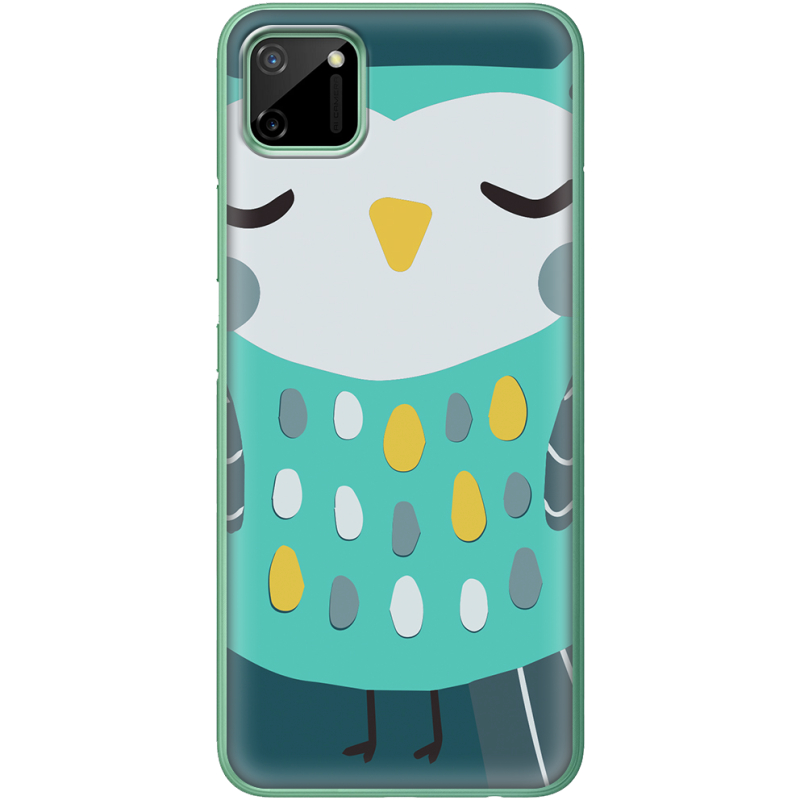 Чехол BoxFace Realme C11 Green Owl