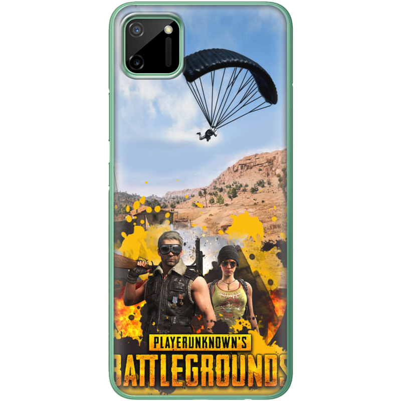 Чехол BoxFace Realme C11 Pubg parachute