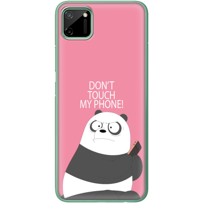 Чехол BoxFace Realme C11 Dont Touch My Phone Panda