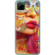 Чехол BoxFace Realme C11 Yellow Girl Pop Art