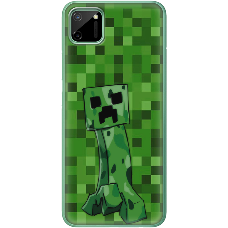 Чехол BoxFace Realme C11 Minecraft Creeper